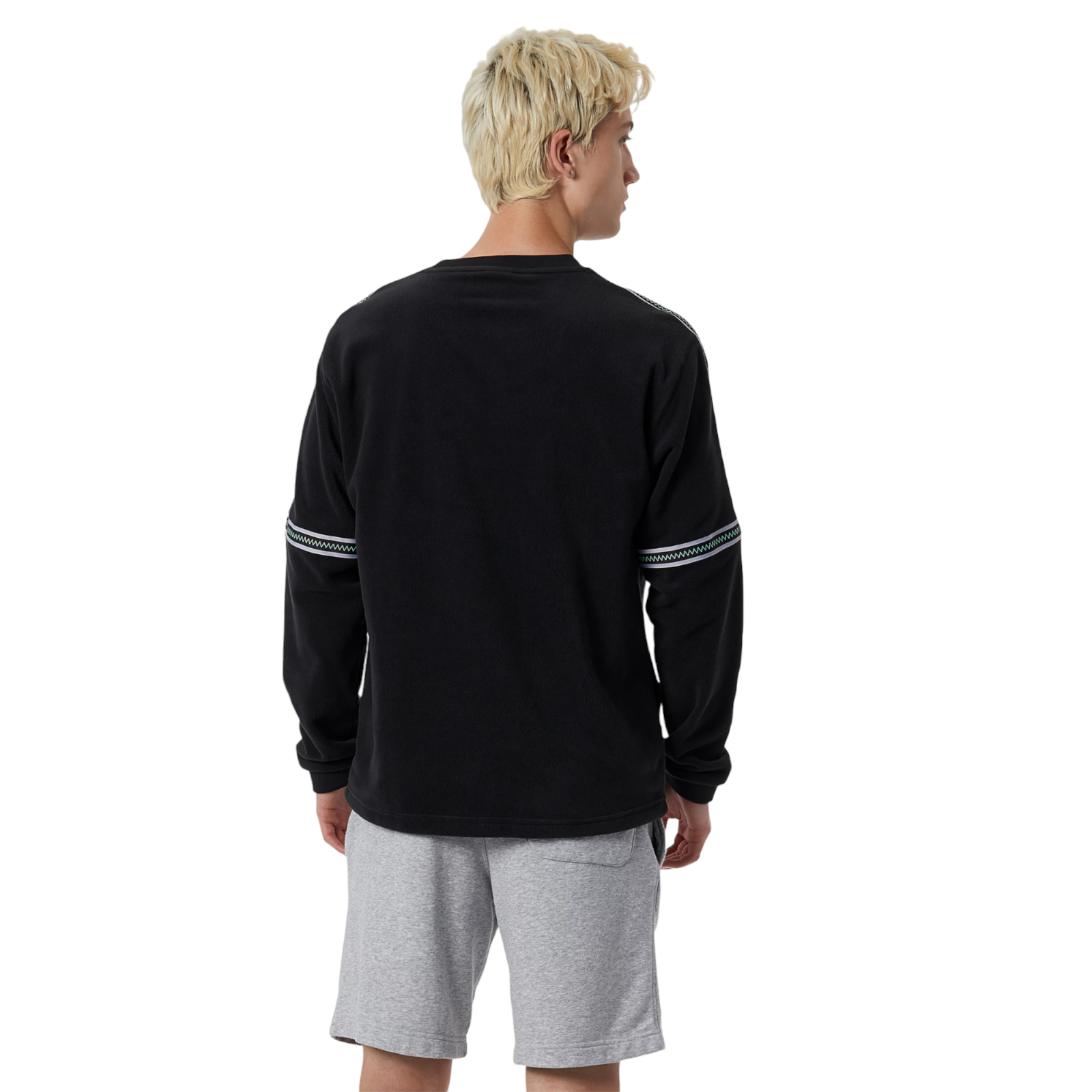 New Balance All Terrain Polar Fleece Crew Sweatshirt - Black - ViaductClothing - -