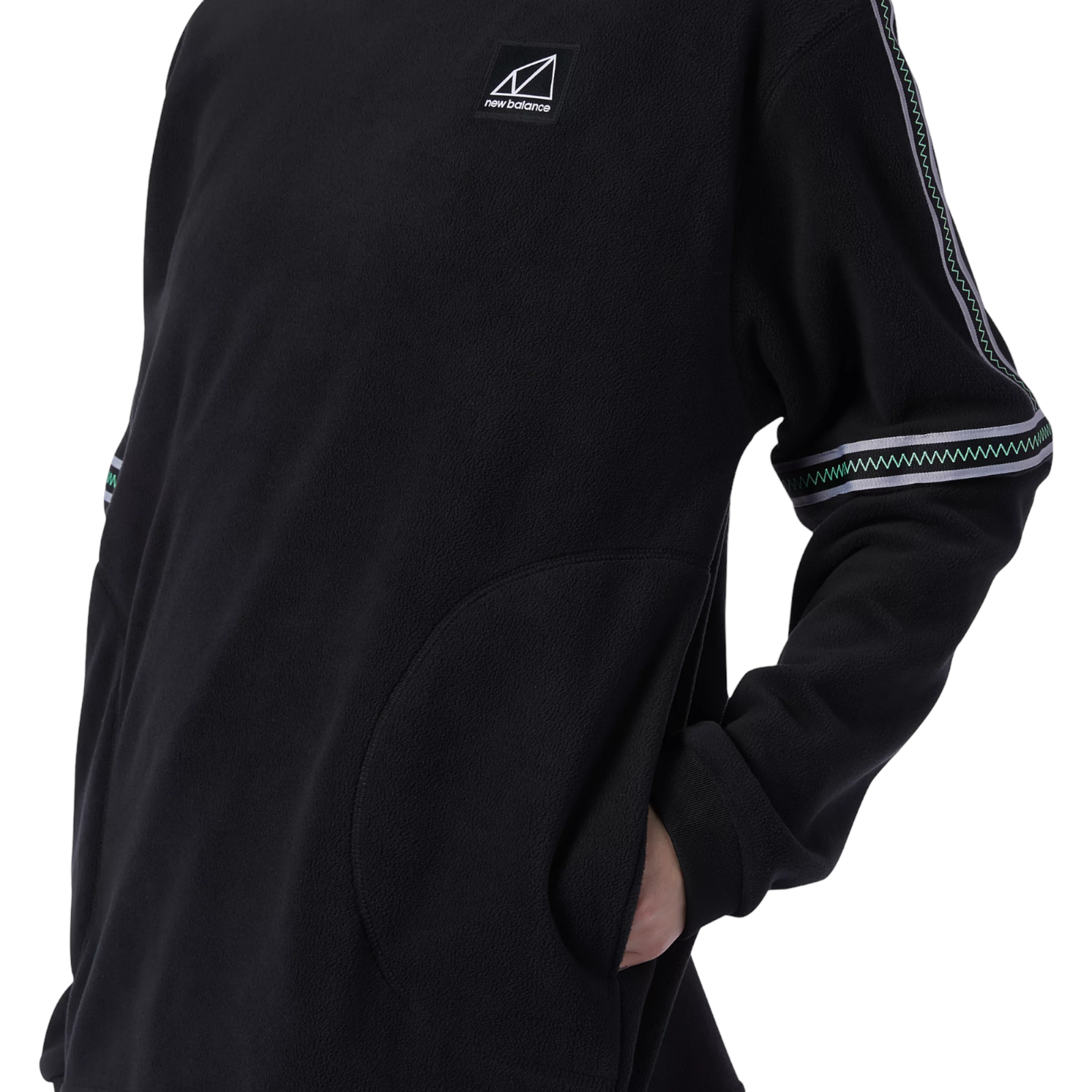 New Balance All Terrain Polar Fleece Crew Sweatshirt - Black - ViaductClothing - -