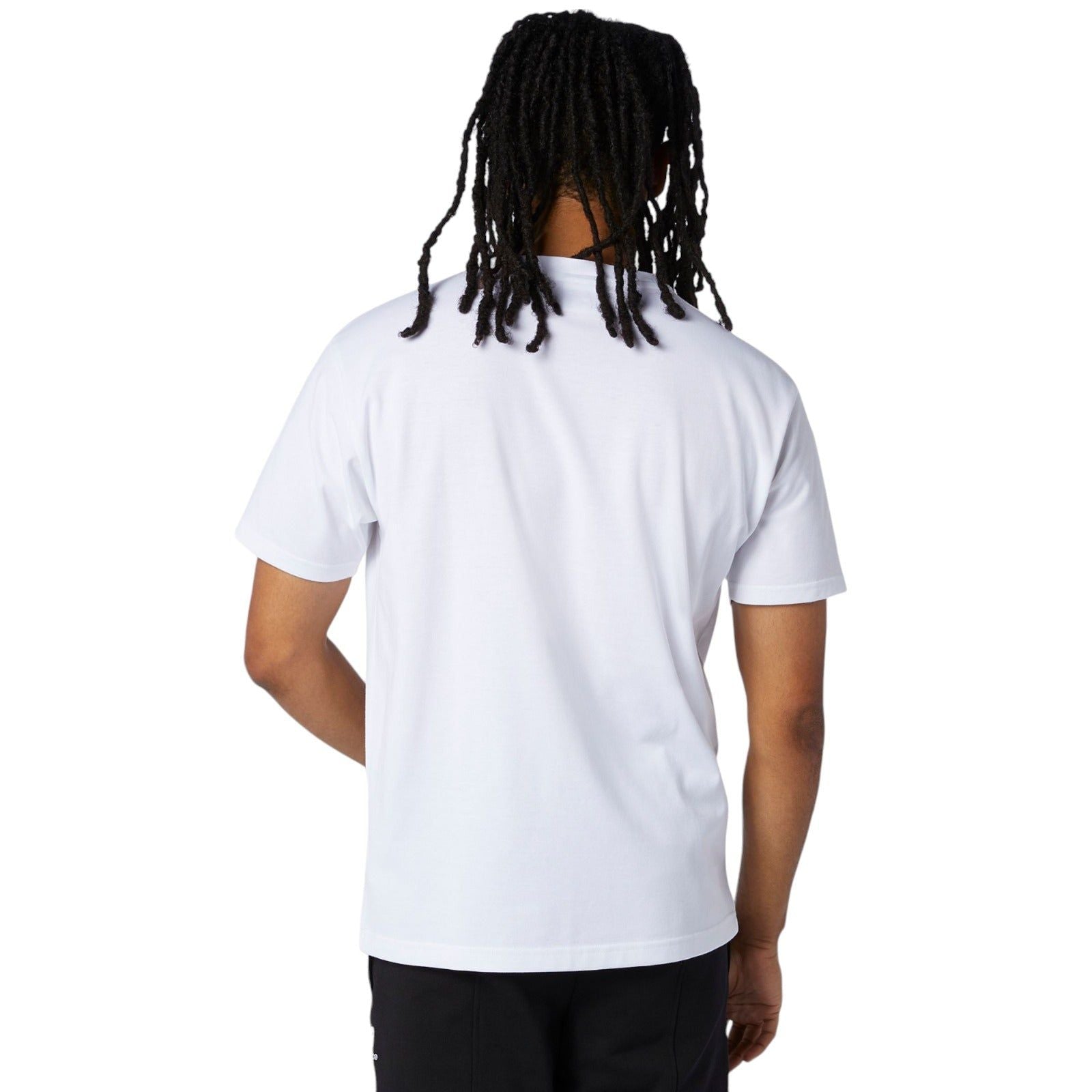 New Balance Athletics Men's Graph Retro Runner Tee - White - ViaductClothing - -