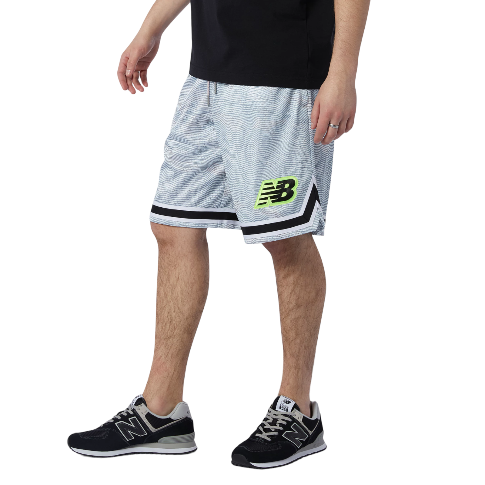 New Balance Athletics Psy Varsity Mesh Short - Grey - ViaductClothing - -