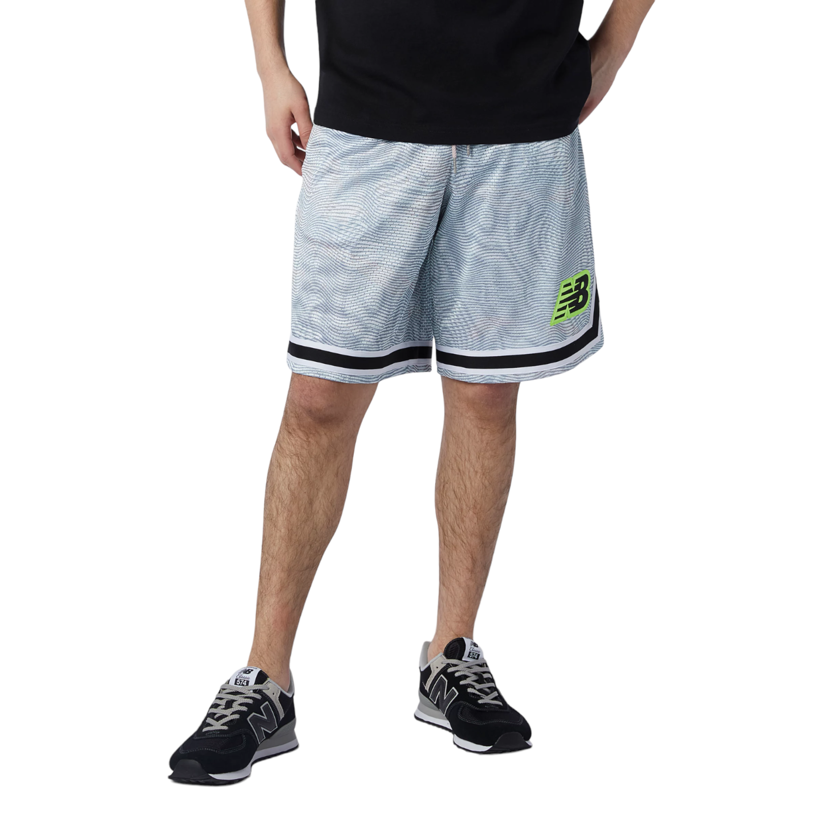 New Balance Athletics Psy Varsity Mesh Short - Grey - ViaductClothing - -