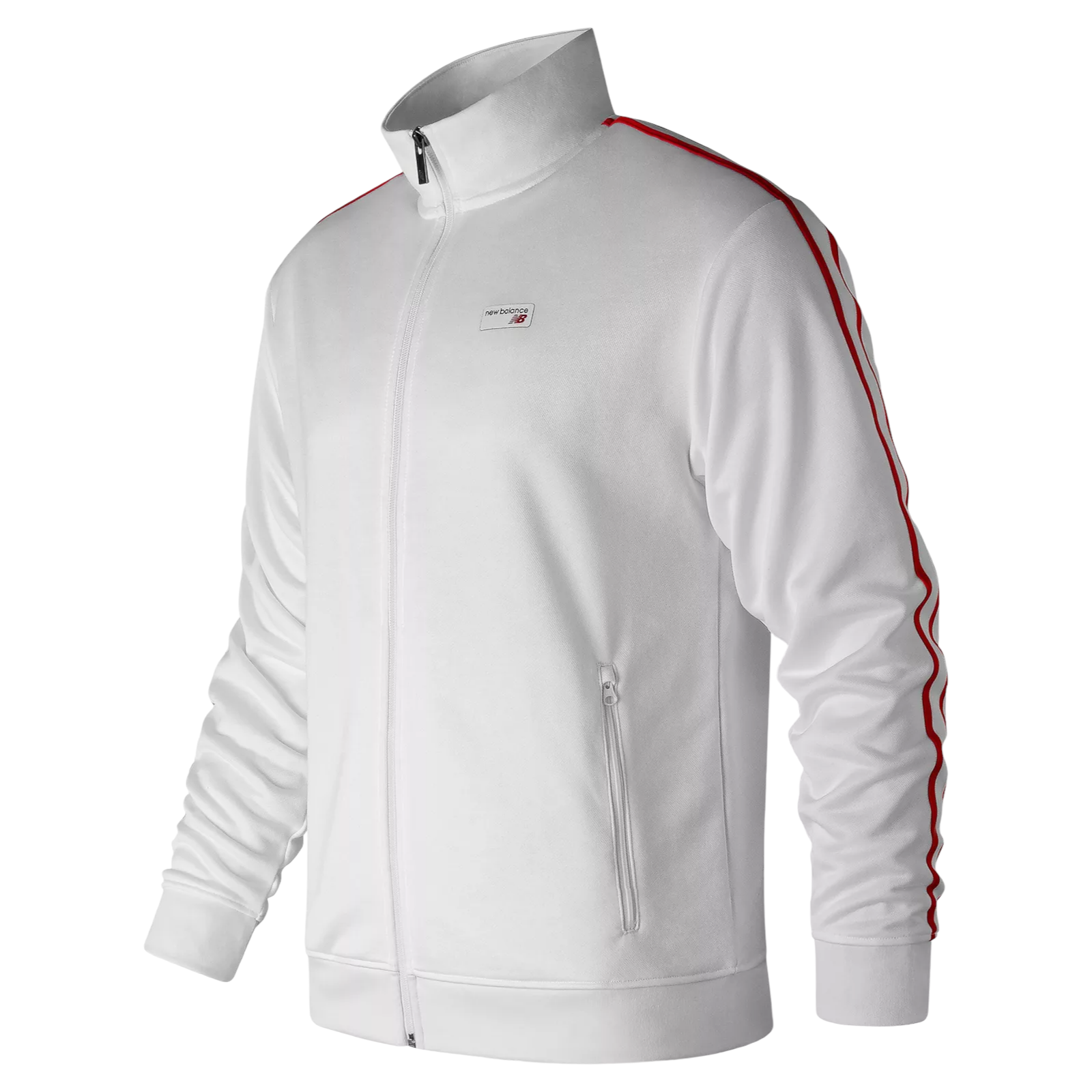 New Balance Athletics Retro Track Jacket - White - ViaductClothing - -