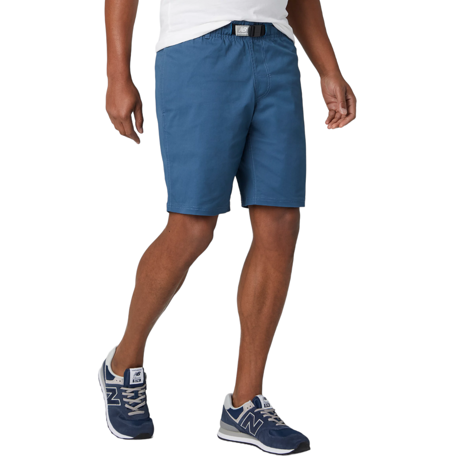 New Balance Athletics Woven Cotton Shorts - Blue - ViaductClothing - -