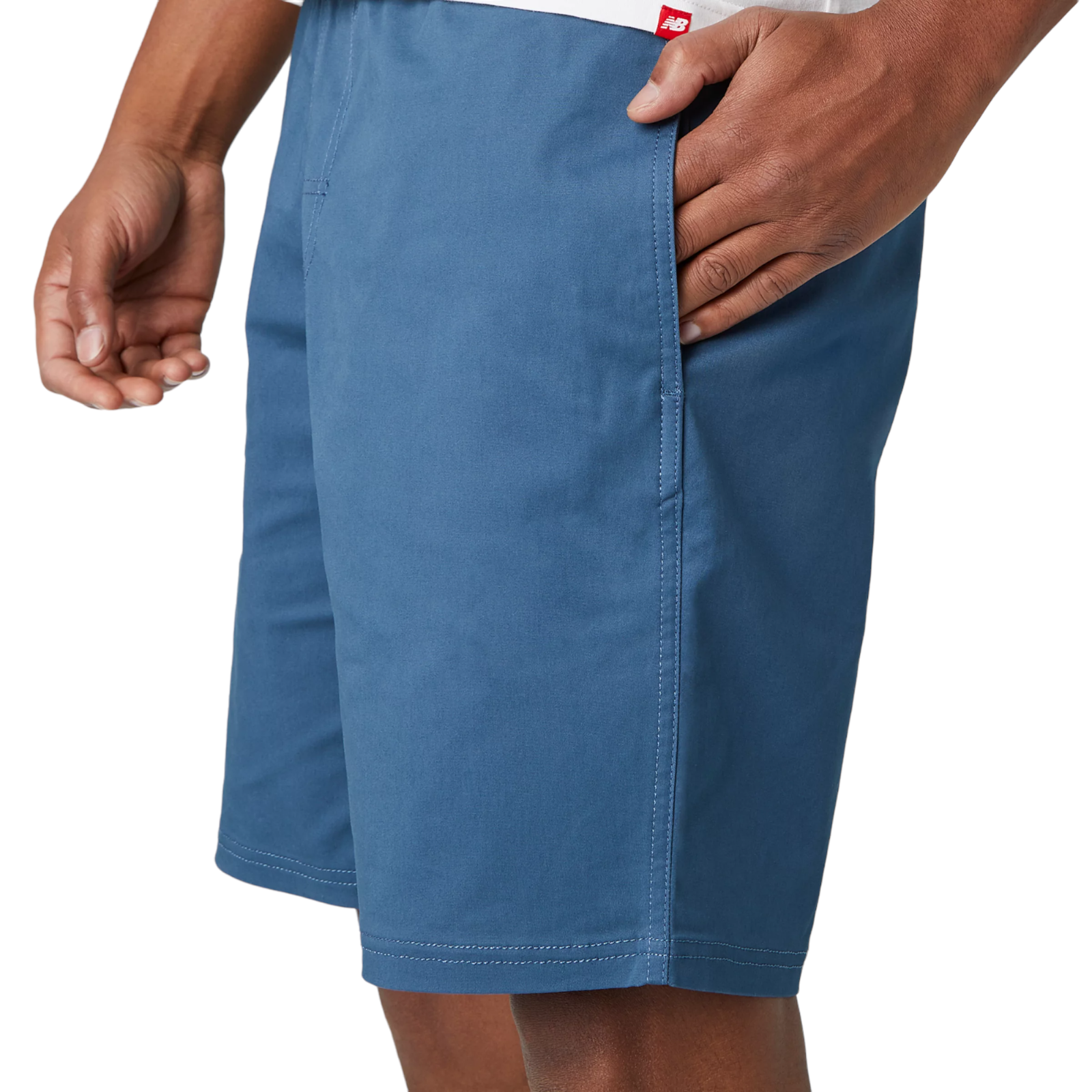 New Balance Athletics Woven Cotton Shorts - Blue - ViaductClothing - -