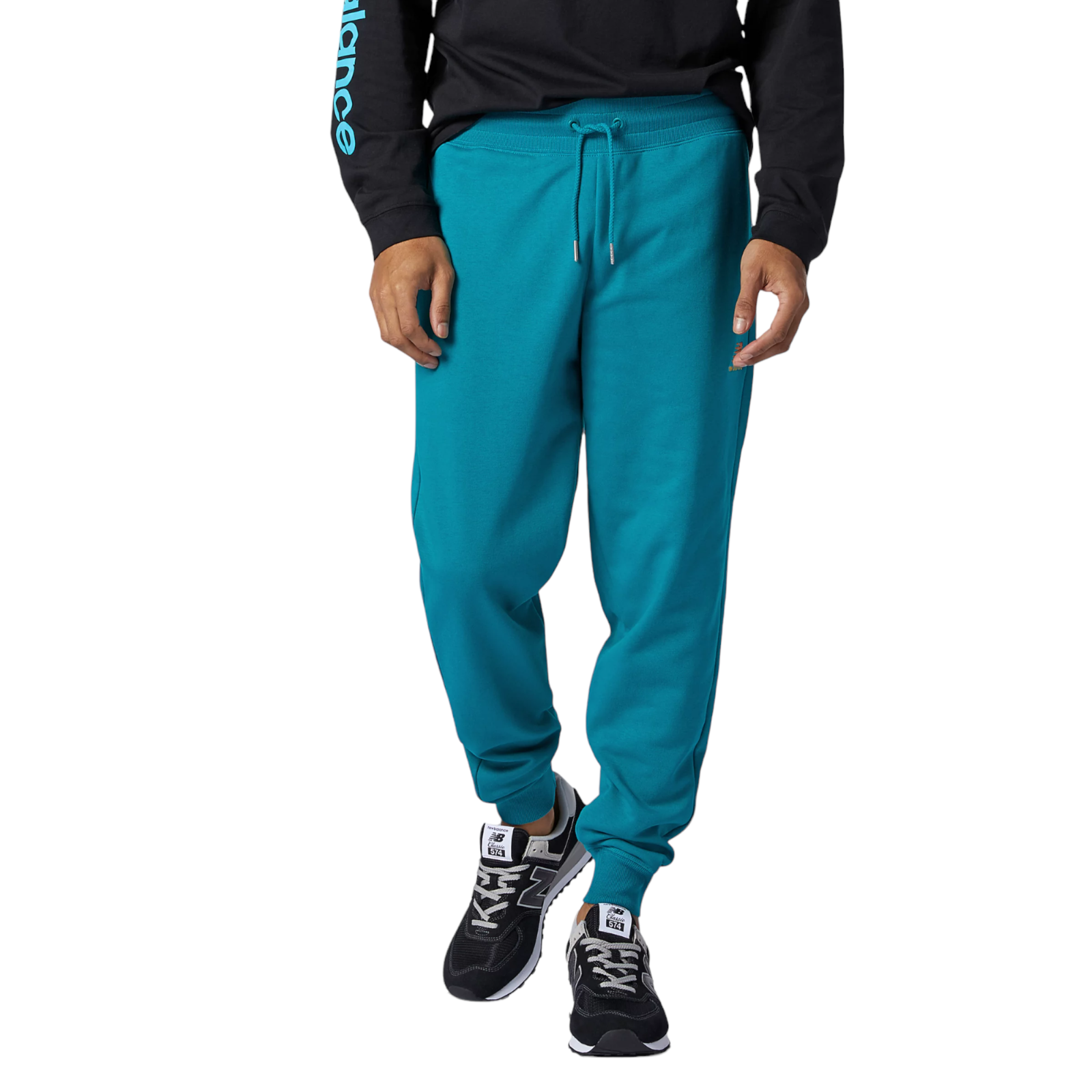 New Balance Essentials Embroidered Sweat Pants - Teal - ViaductClothing - -