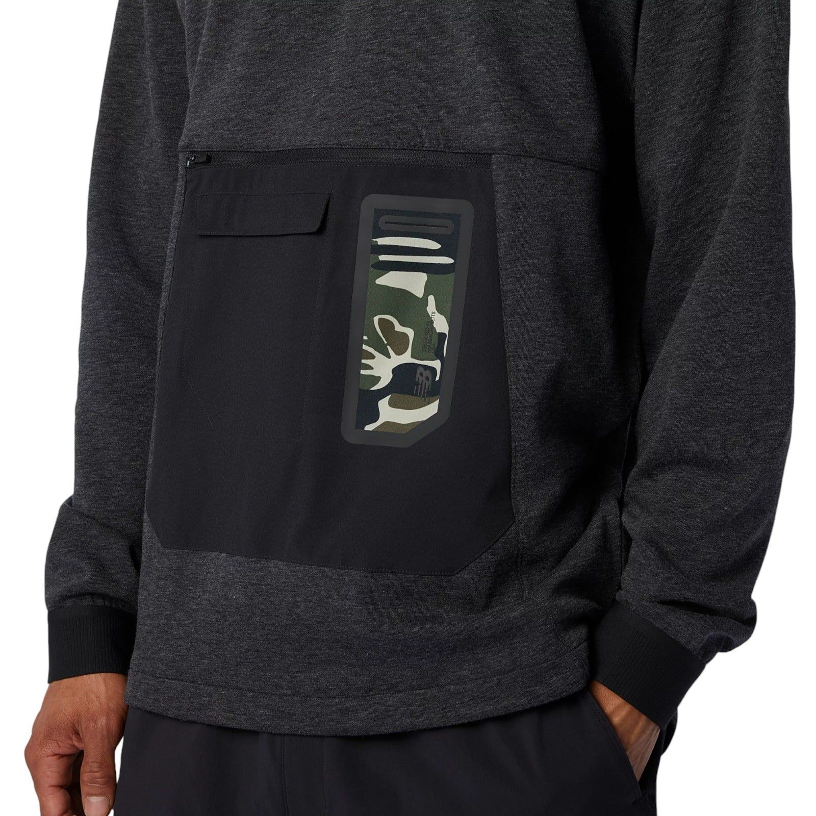 New Balance Men's Fortitech Pullover Hoodie Camo - Grey - ViaductClothing -  -