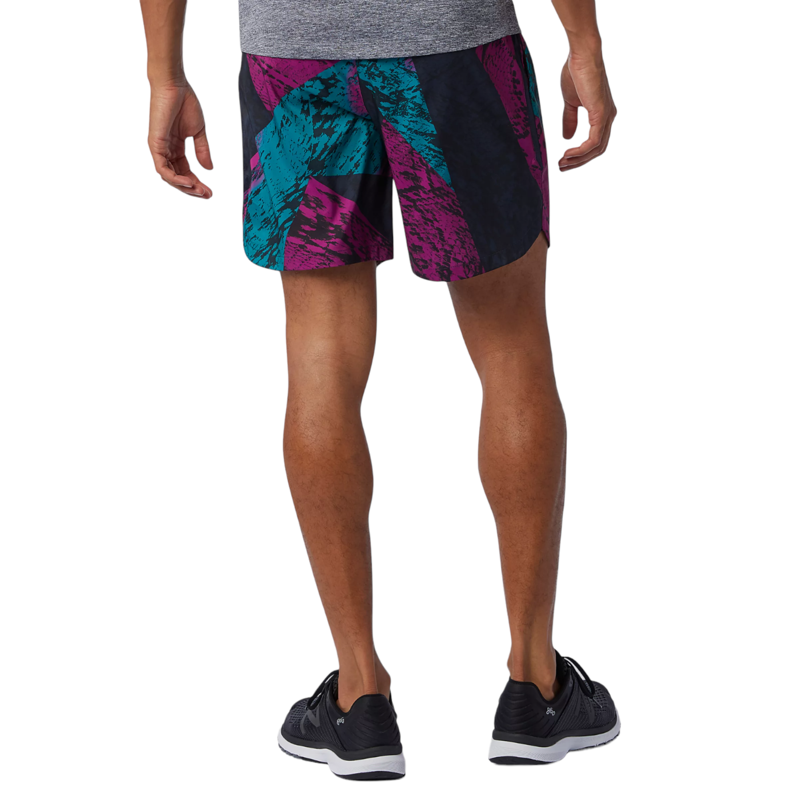New Balance Printed Fast Flight 7 inch 2 In 1 Short - Jewel Pink - ViaductClothing - -