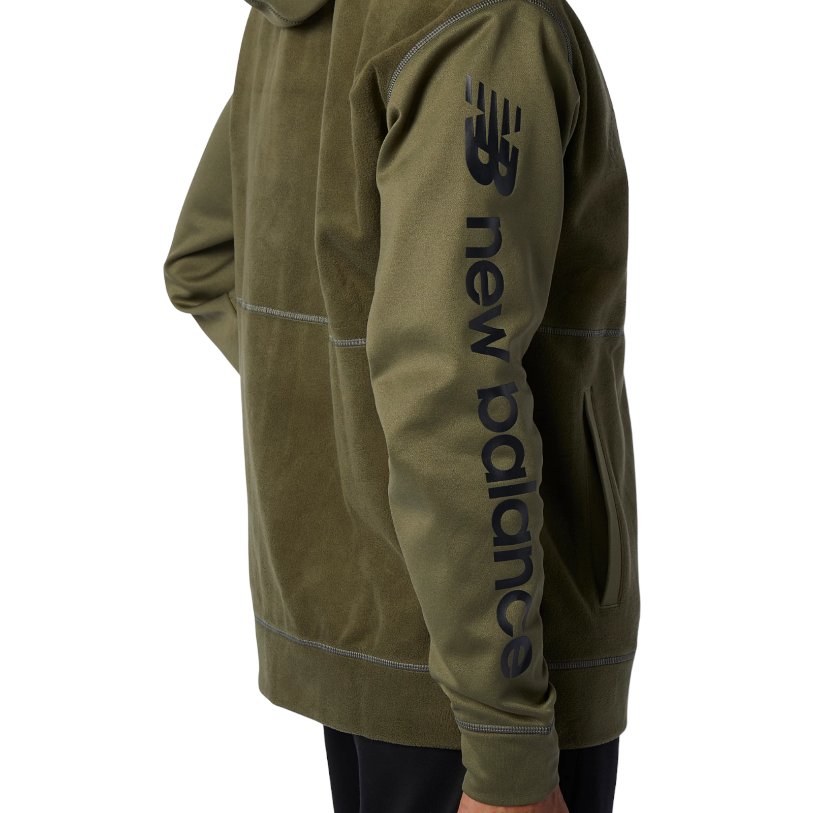 New Balance Sport Style Micro Fleece Jacket - Green - ViaductClothing - -