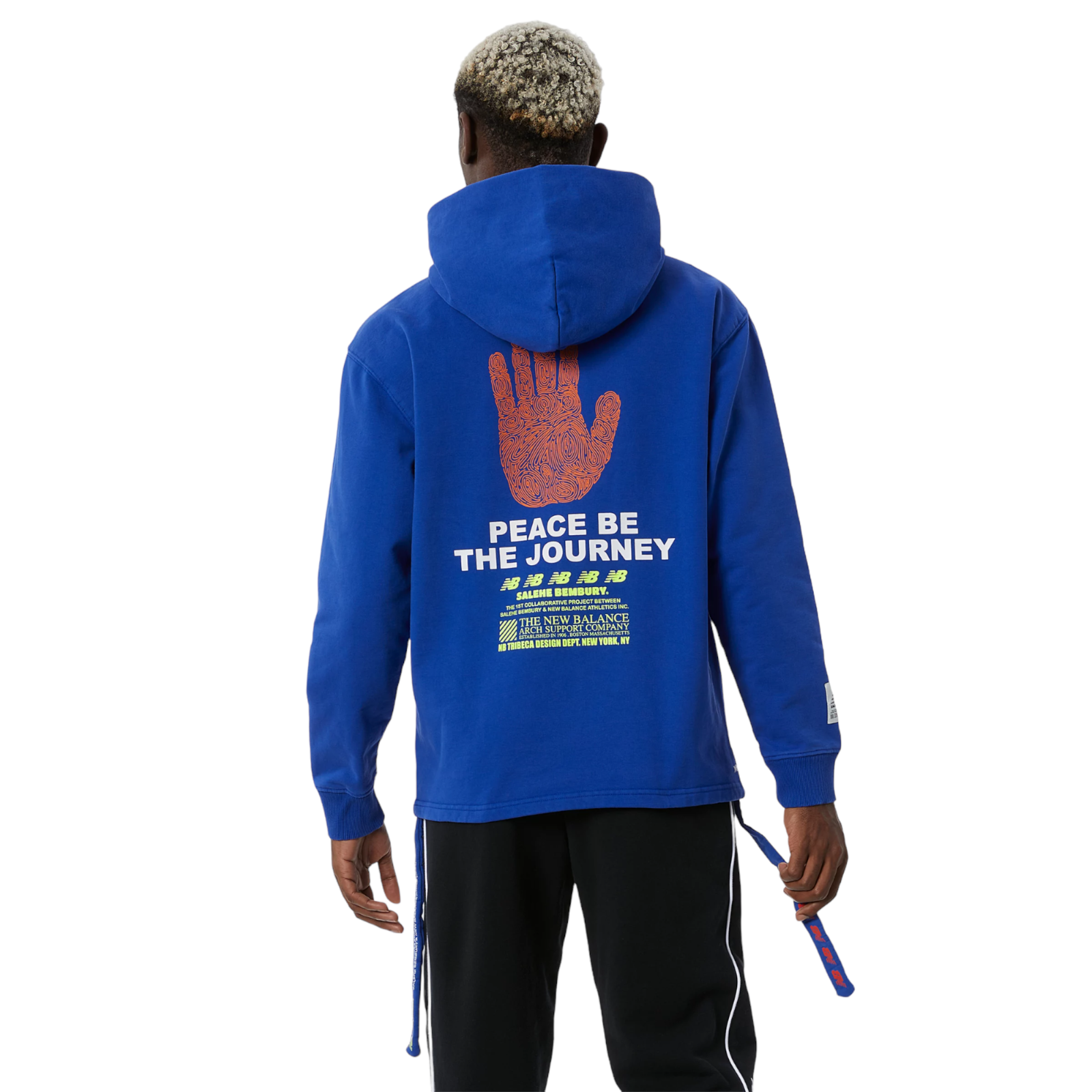 New Balance x Salehe Bembury PBJ Bembury Hoodie - Blue - ViaductClothing - -
