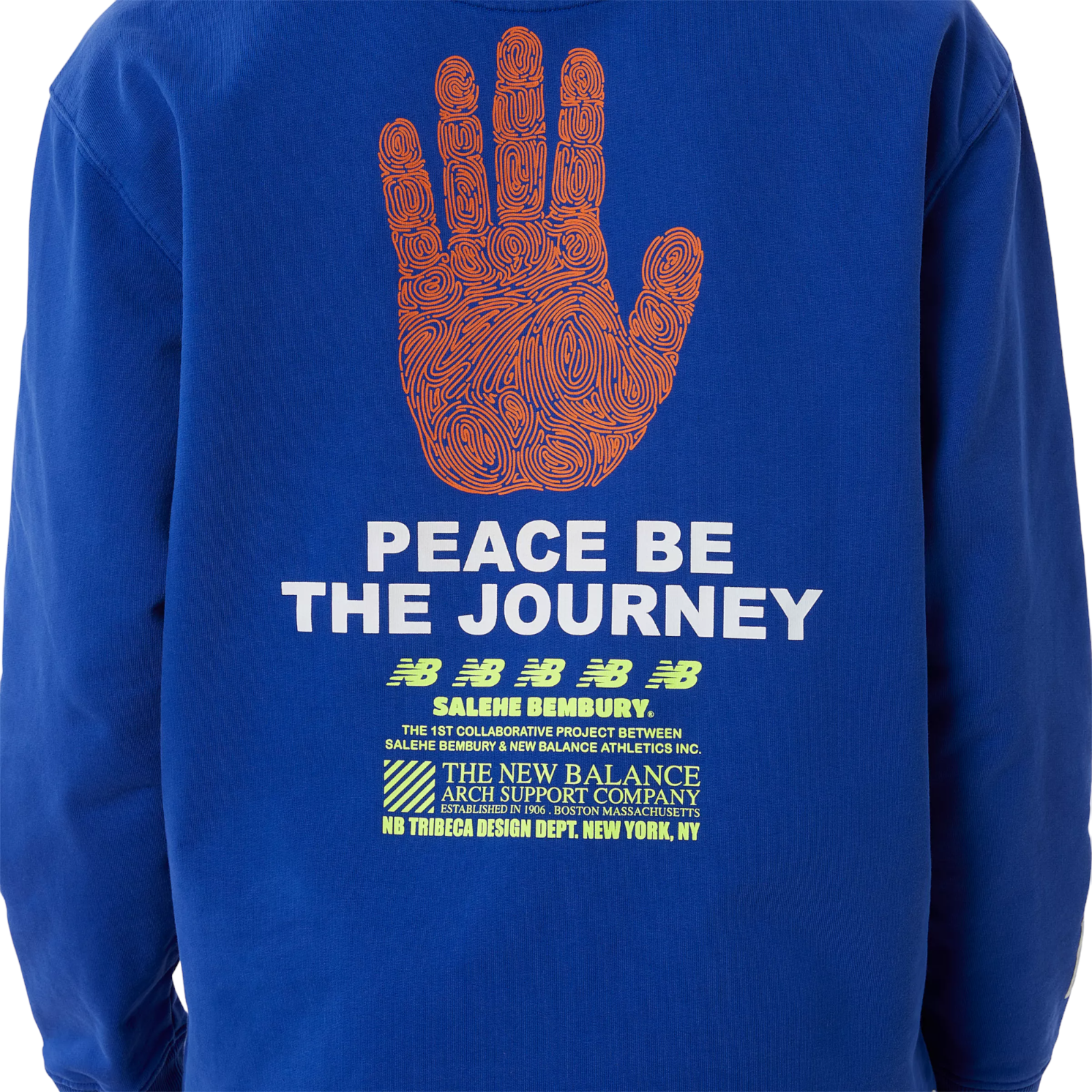 New Balance x Salehe Bembury PBJ Bembury Hoodie - Blue - ViaductClothing - -
