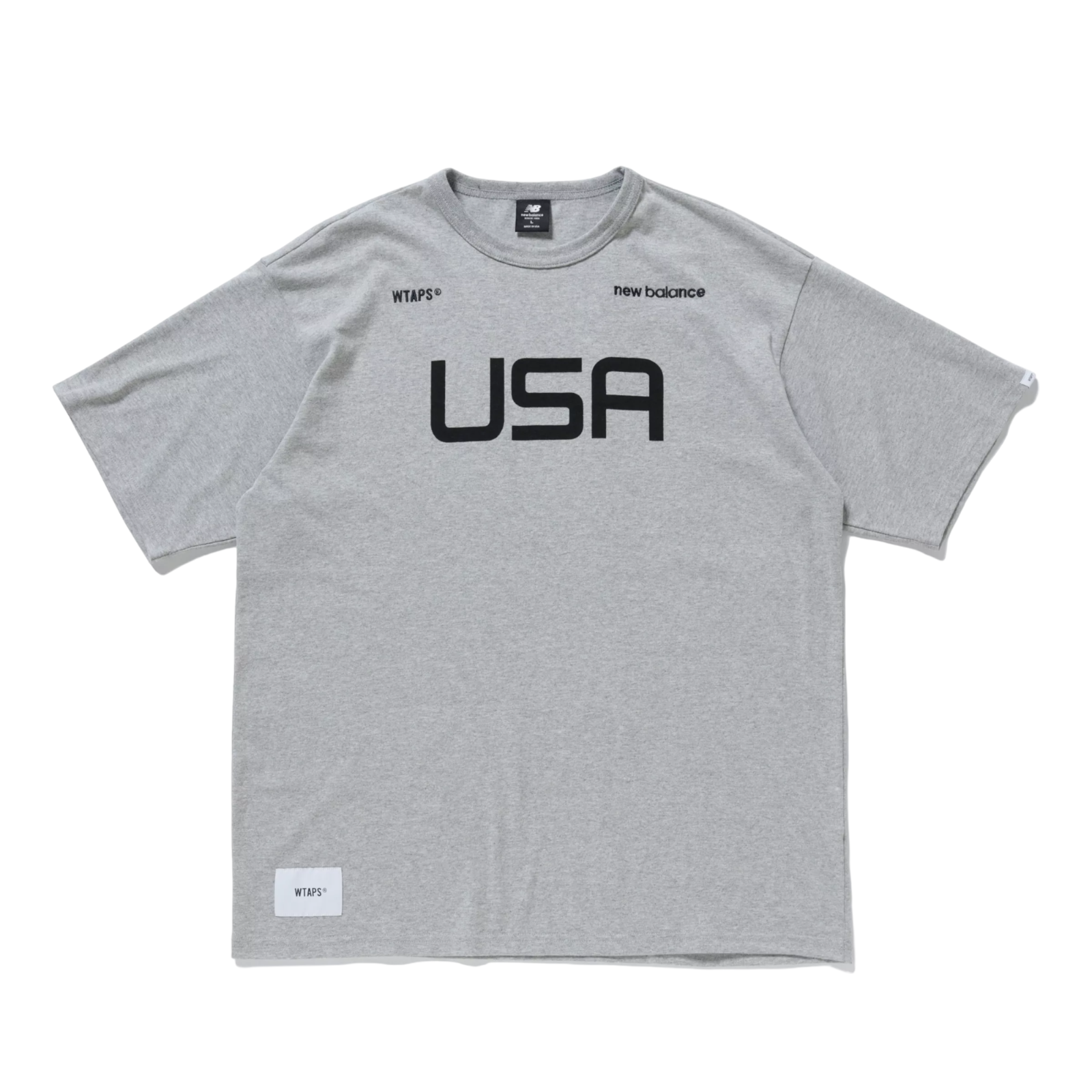 New Balance x WTAPS TC Jersey Tee - Grey - ViaductClothing - -