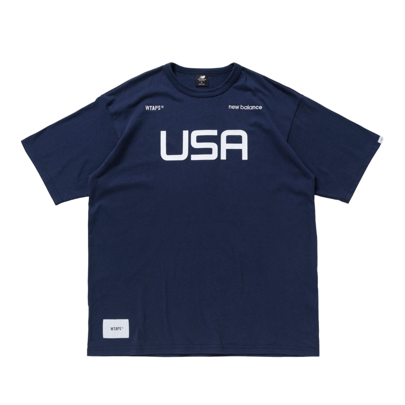 New Balance x WTAPS TC Jersey Tee - Navy - ViaductClothing - -
