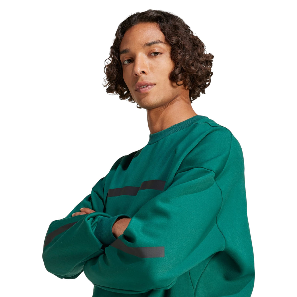 adidas Men's Z.N.E. Crew Sweatshirt - Green