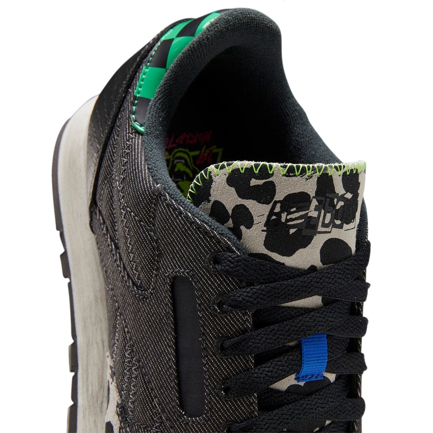 Reebok Classic Leather x DC Wonder Woman - Coal/Night Black - ViaductClothing - -