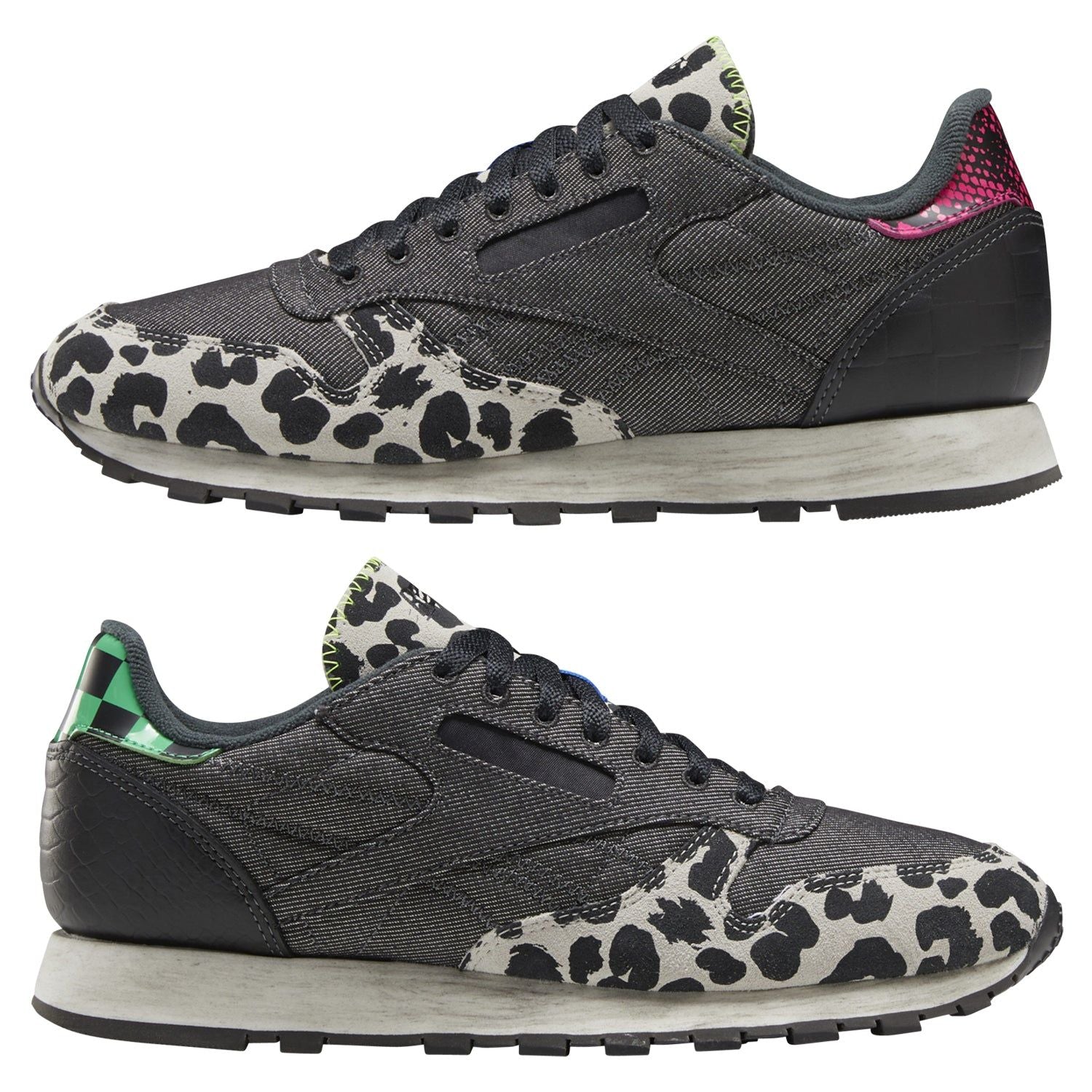 Reebok Classic Leather x DC Wonder Woman - Coal/Night Black - ViaductClothing - -