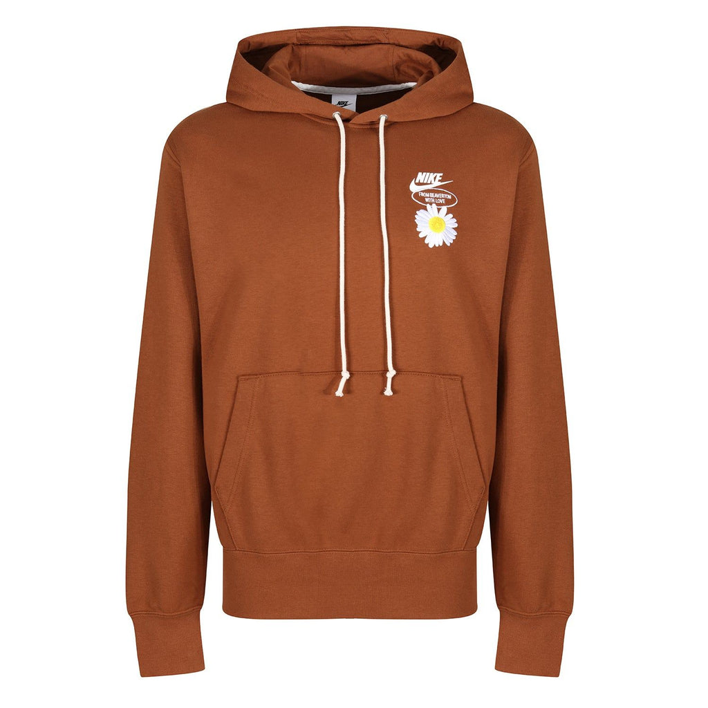 Nike Good Vibes Popover Have A Nike Day Hoodie Brown ViaductClothing