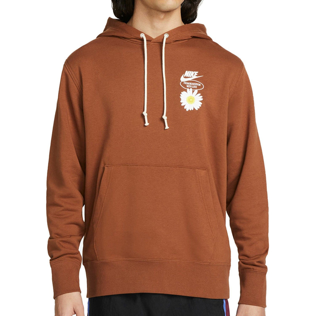 Nike Good Vibes Popover Have A Nike Day Hoodie Brown