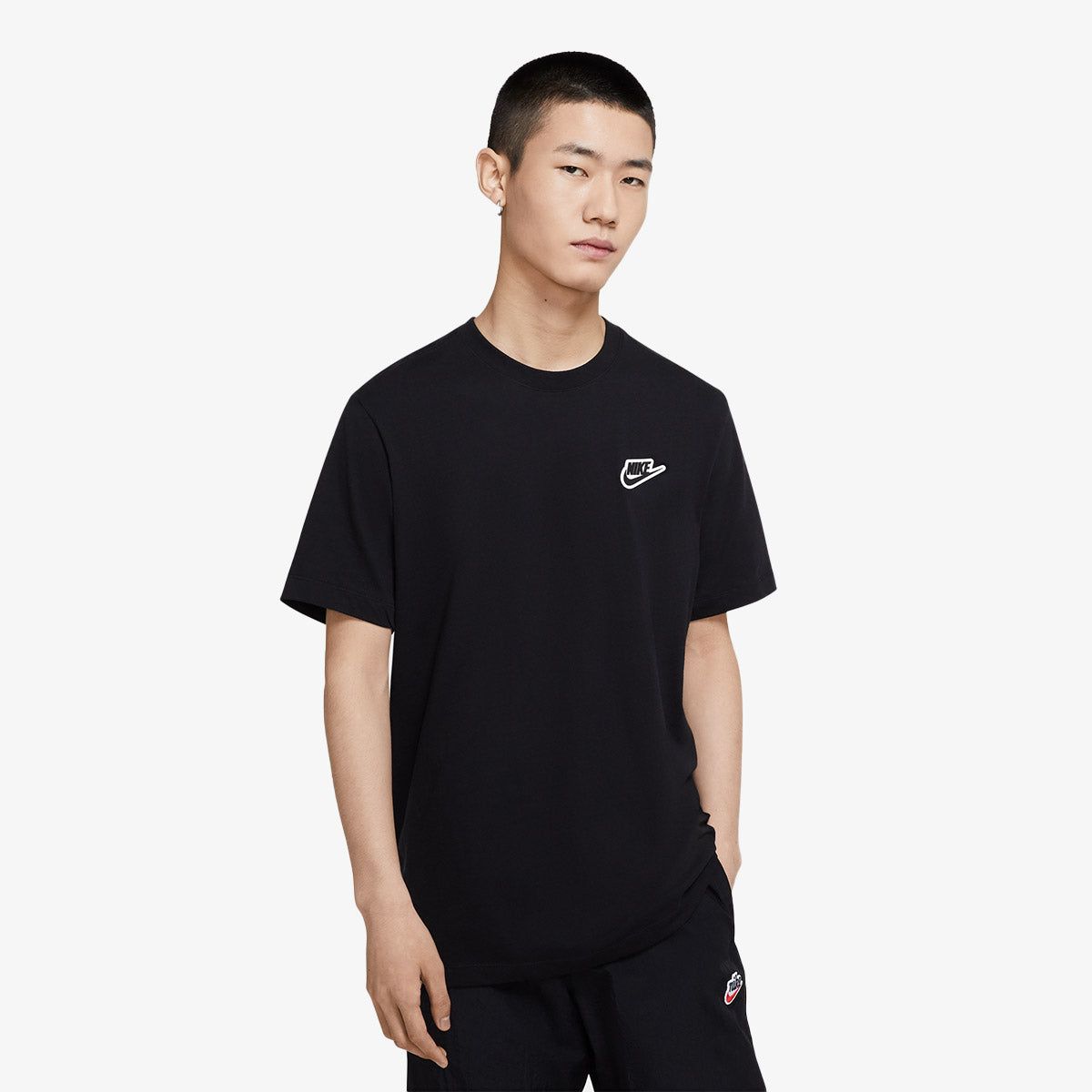 Nike NSW New Modern HD Logo T Shirt - Black - ViaductClothing - -