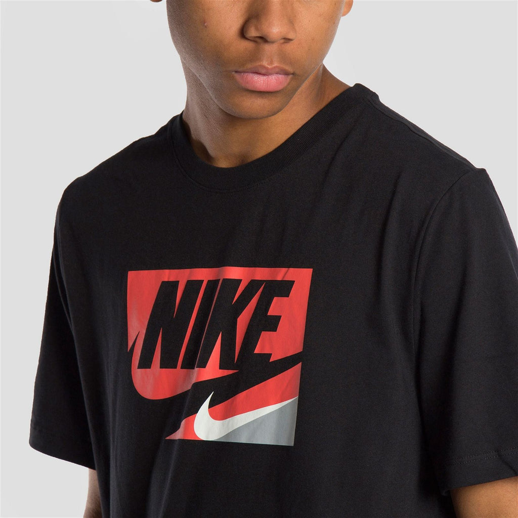 Nike NSW Sportswear Core Tee 1 T Shirt Black CU0083 010 ViaductClothing