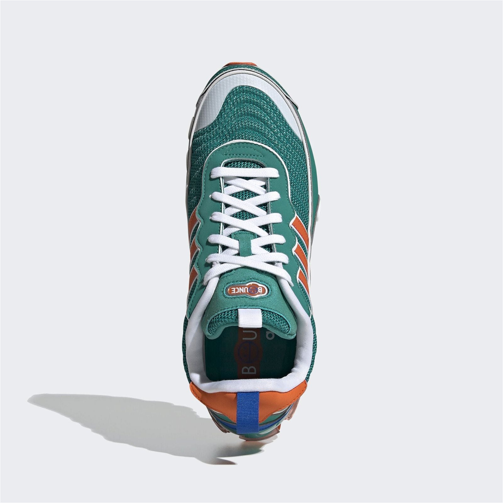 adidas Unisex Microbounce T1 Trainers - Glory Green / Orange - ViaductClothing - -