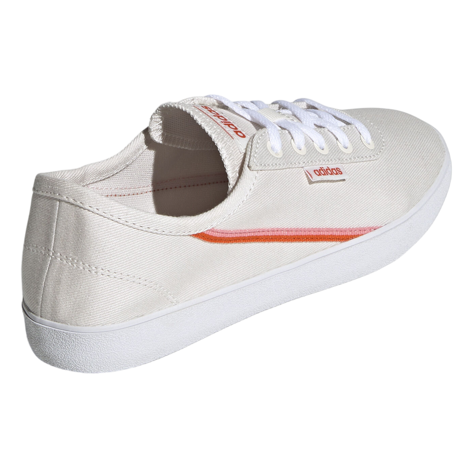 adidas Womens Courtflash X Shoes - Chalk White / Orange - ViaductClothing - -