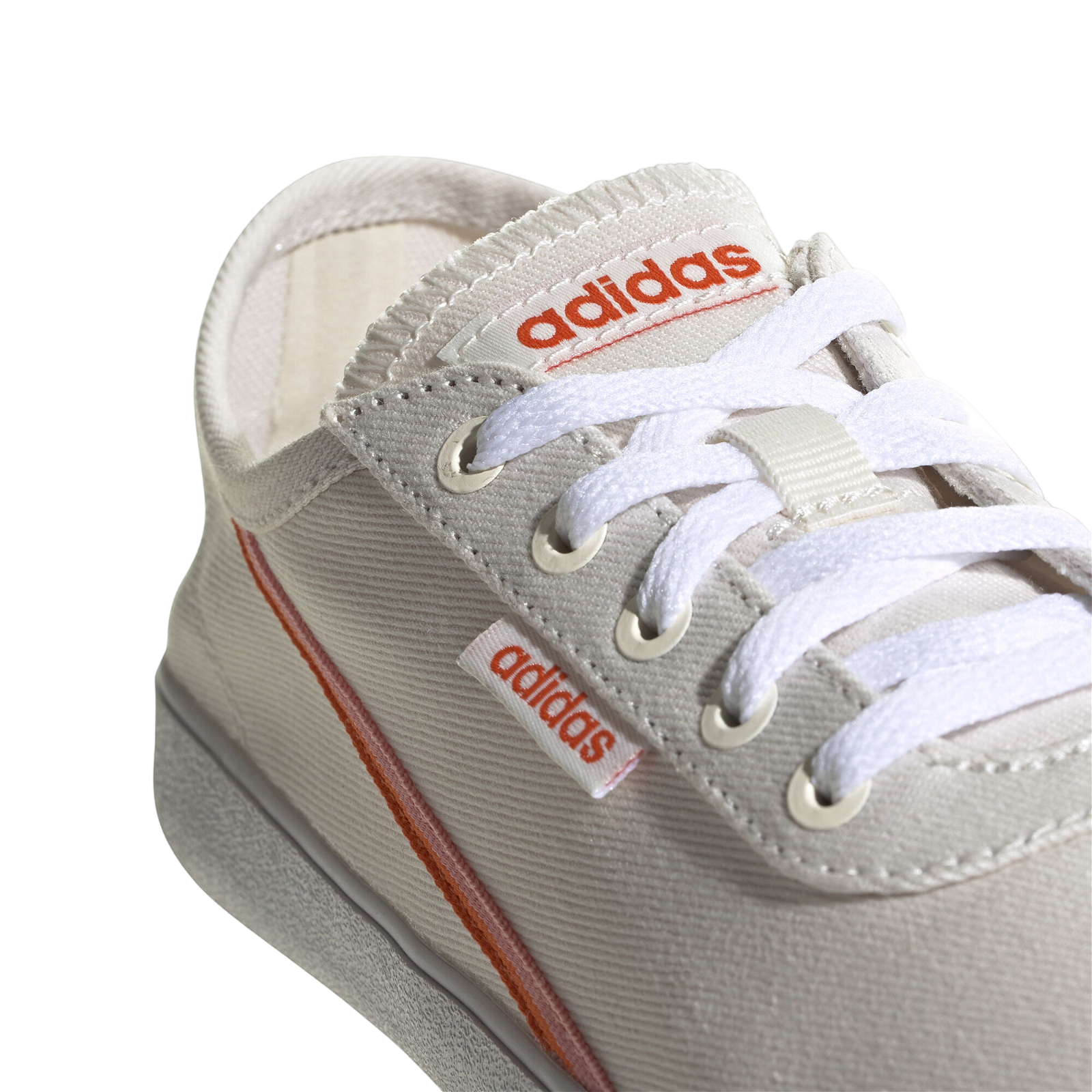 adidas Womens Courtflash X Shoes - Chalk White / Orange - ViaductClothing - -