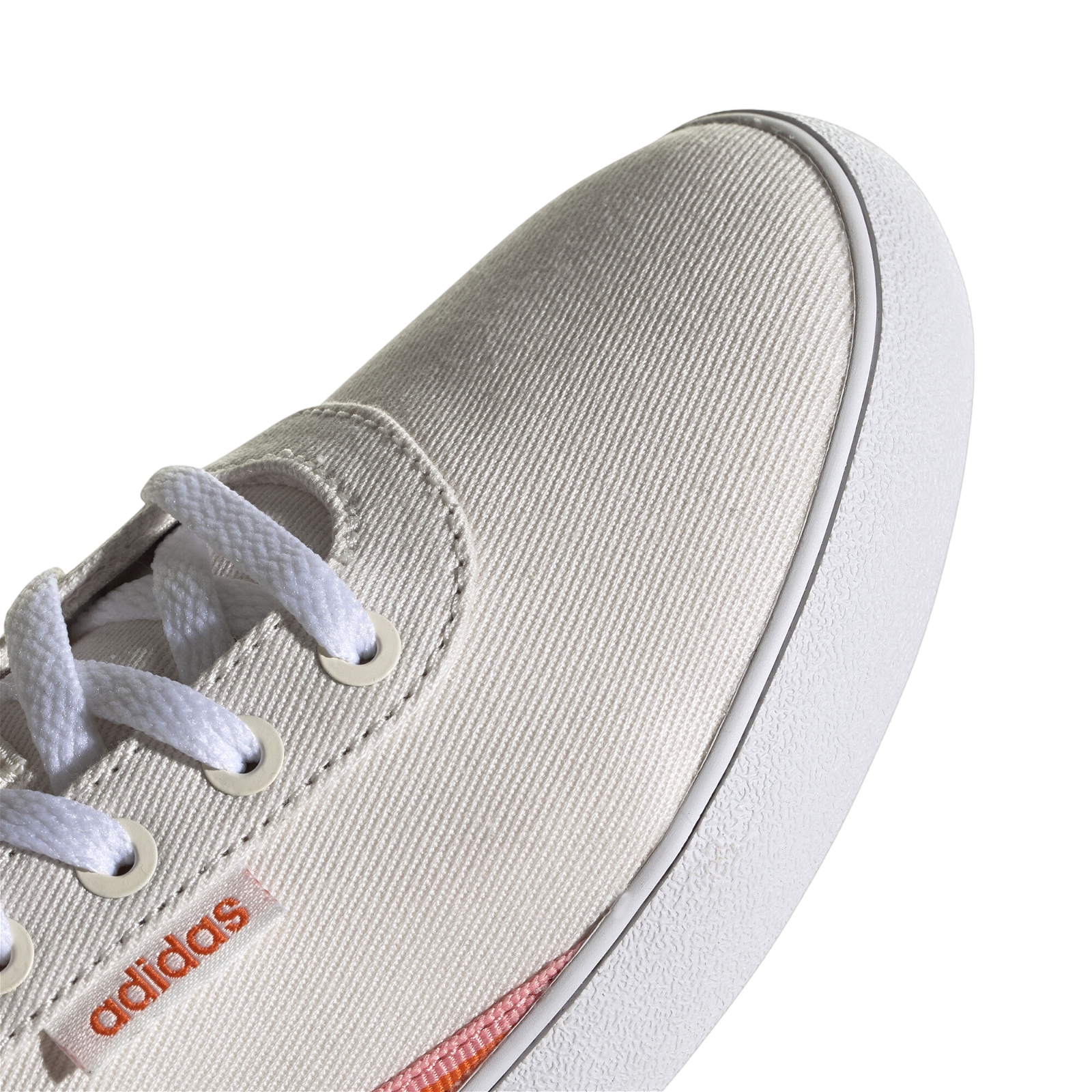 adidas Womens Courtflash X Shoes - Chalk White / Orange - ViaductClothing - -