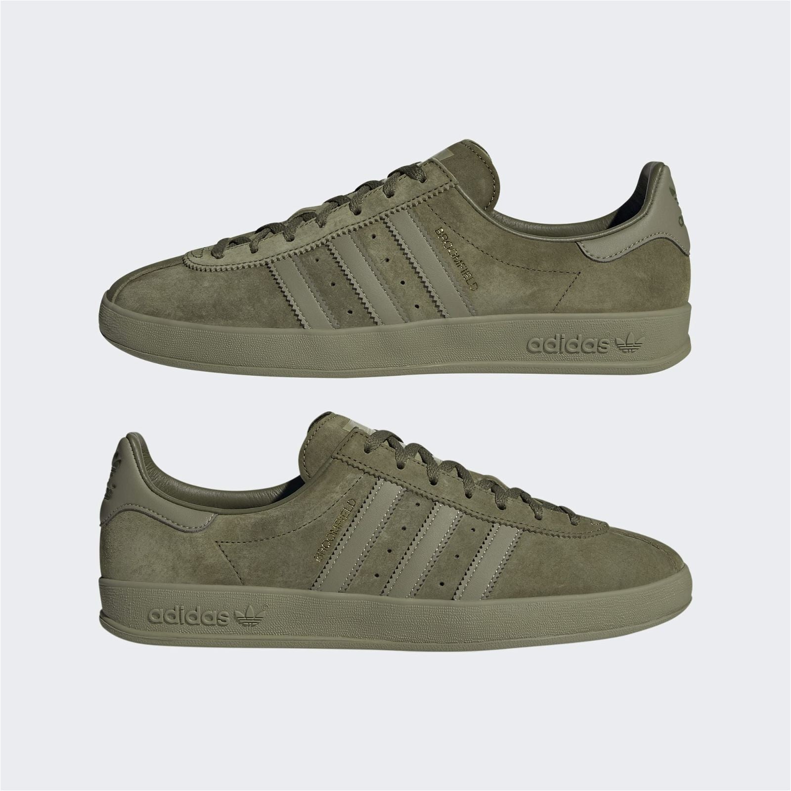 adidas Originals Unisex Broomfield Shoes - Focus Olive / Orbit Green - ViaductClothing - -