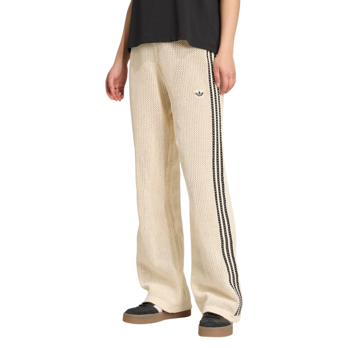 adidas Originals Women's Premium Crochet Track Pants - White