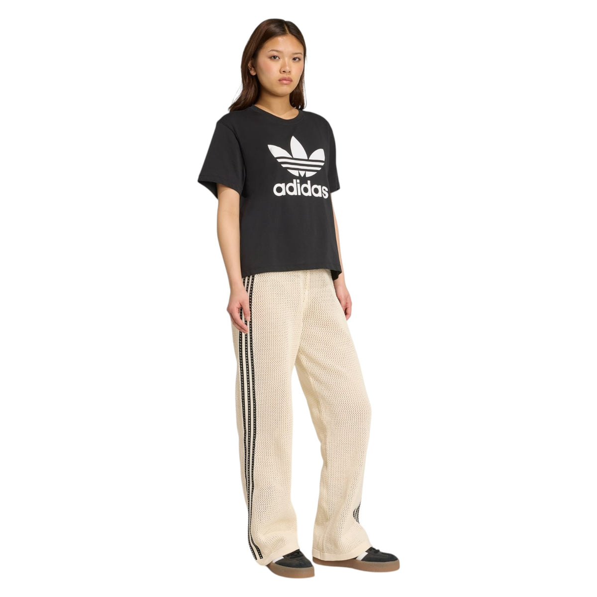 adidas Originals Women's Premium Crochet Track Pants - White