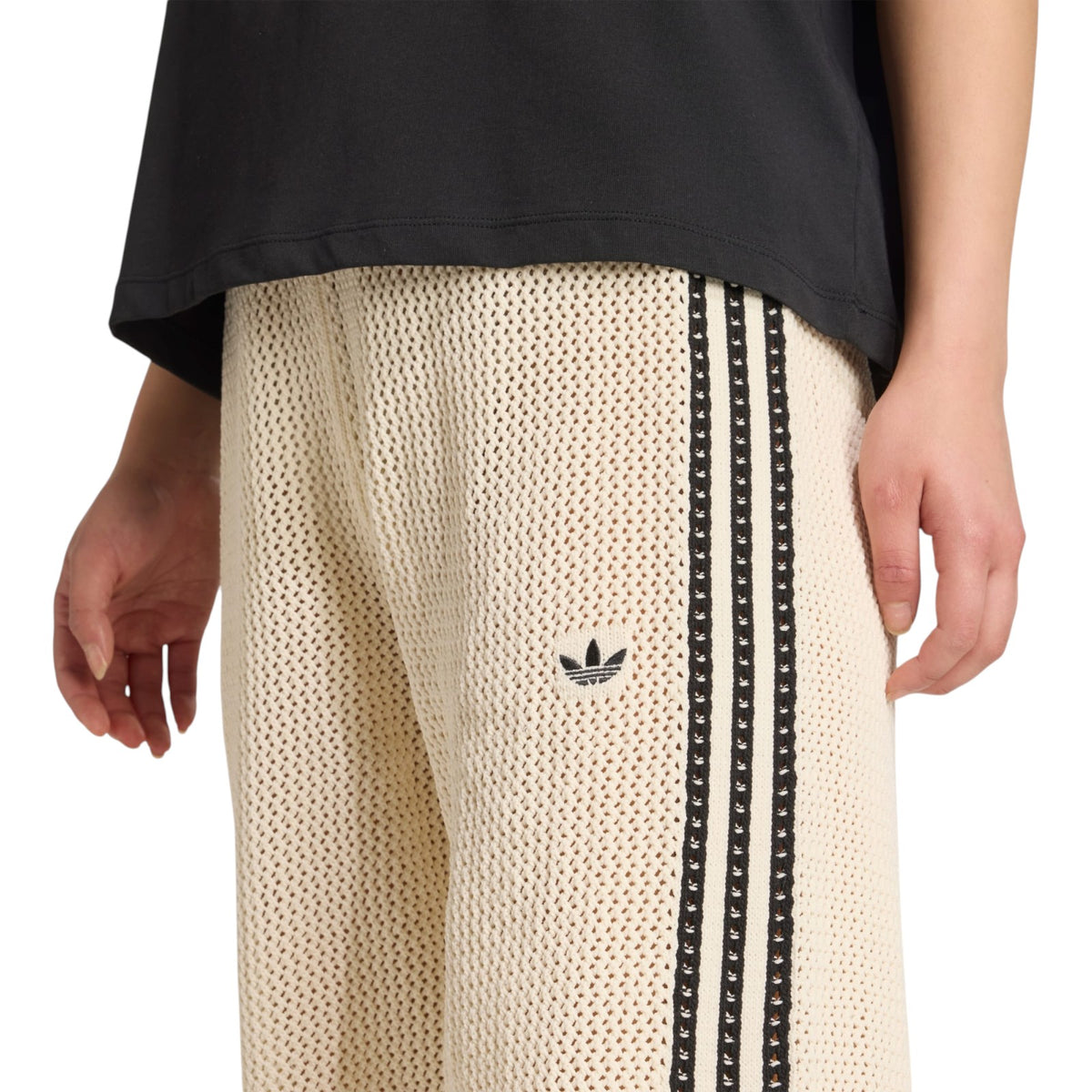 adidas Originals Women's Premium Crochet Track Pants - White