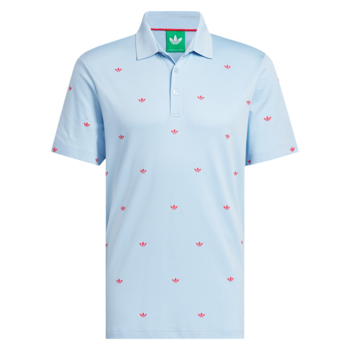 adidas Originals Printed Trefoil Polo Shirt - Blue