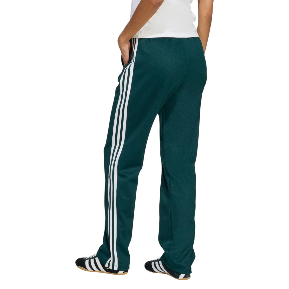 adidas Originals Women's Beckenbauer Track Pants - Aurora Ivy / White
