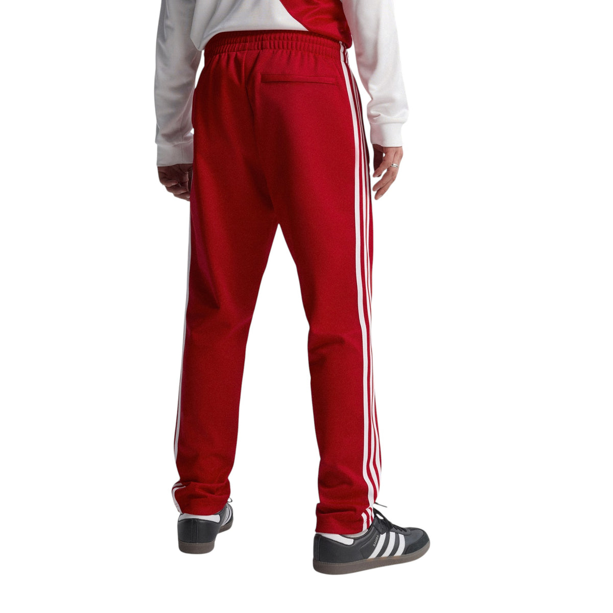 adidas Originals Peru Retro Football Track Pants Red - Model view 2