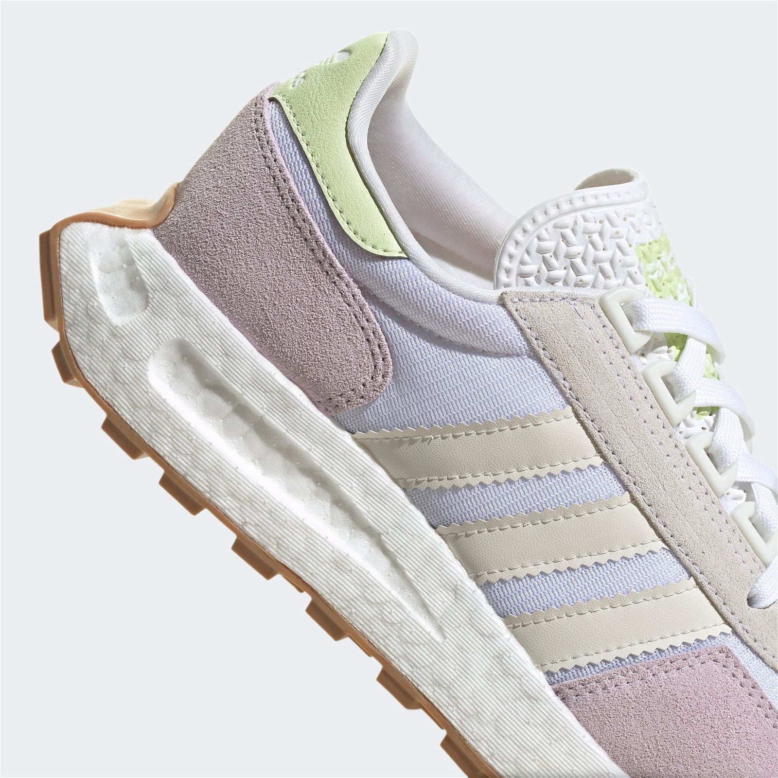 adidas Originals Womens Retropy E5 Shoes - White/Pink - ViaductClothing - -