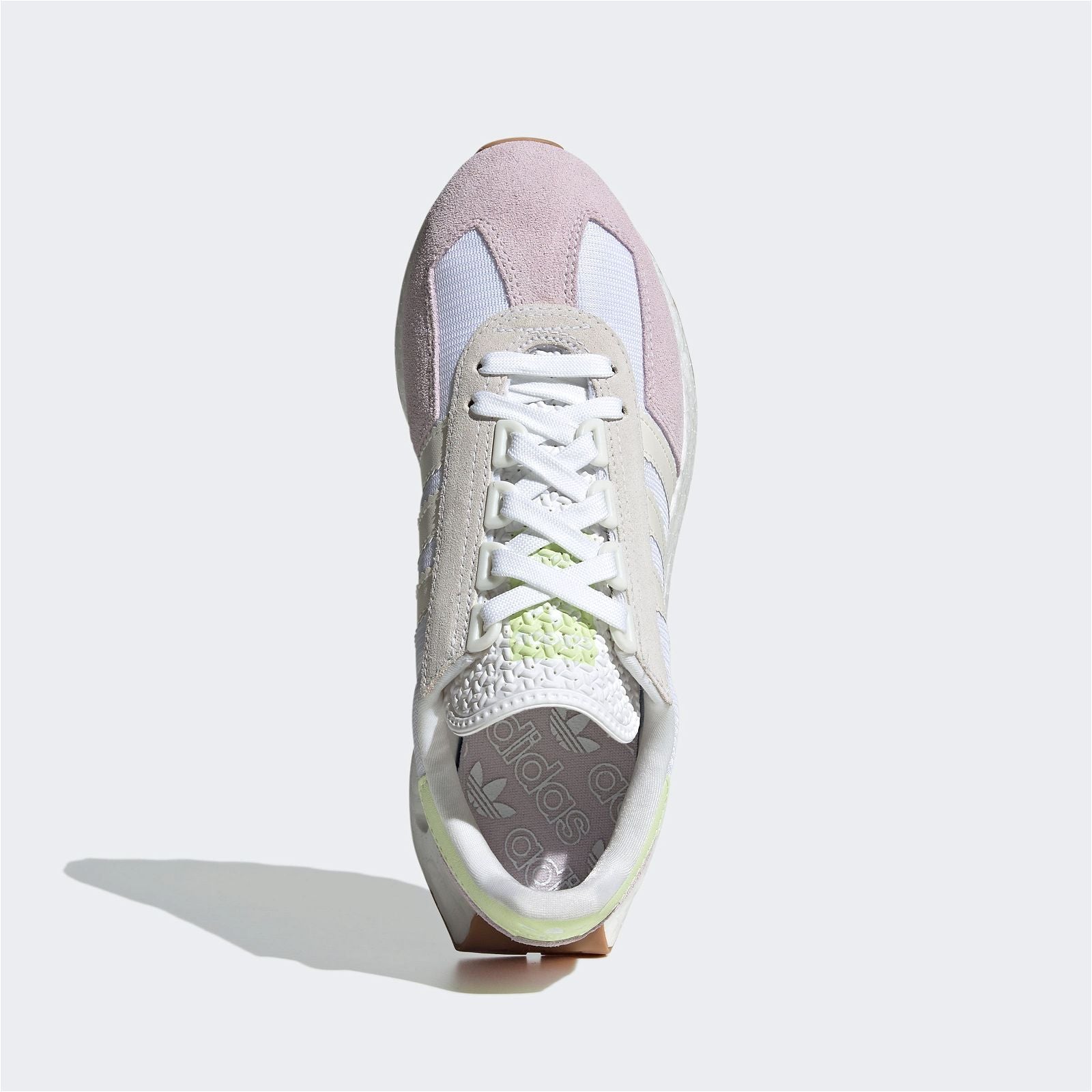 adidas Originals Womens Retropy E5 Shoes - White/Pink - ViaductClothing - -
