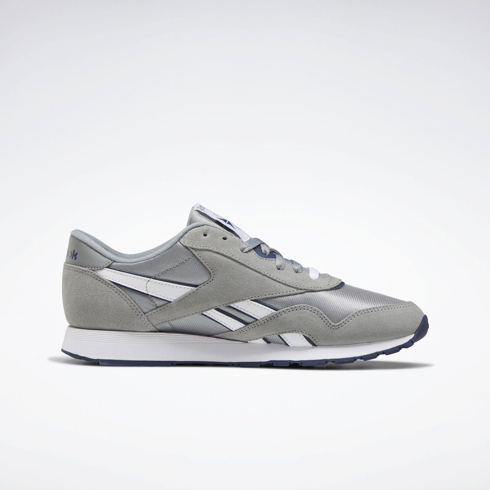 Reebok Unisex Classic Nylon Shoes -Grey/Platinum - ViaductClothing - -