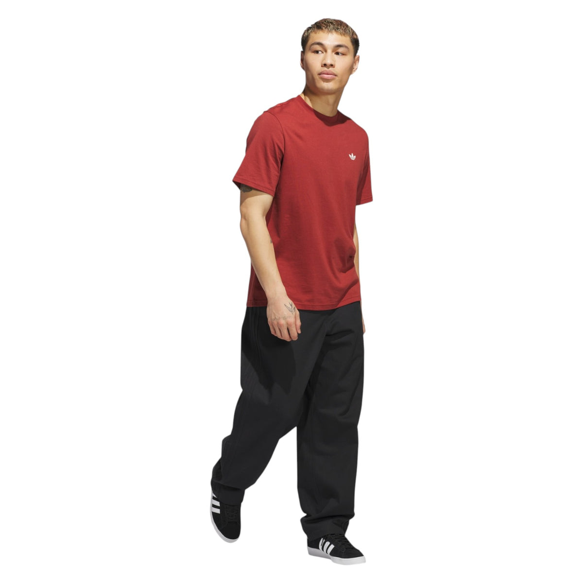 adidas Originals Unisex 4.0 Logo Tee - Red