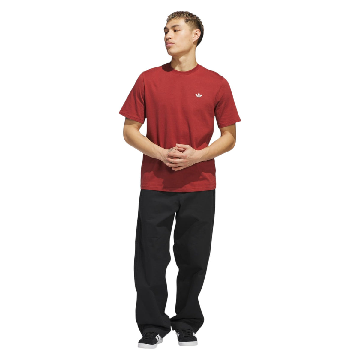 adidas Originals Unisex 4.0 Logo Tee - Red
