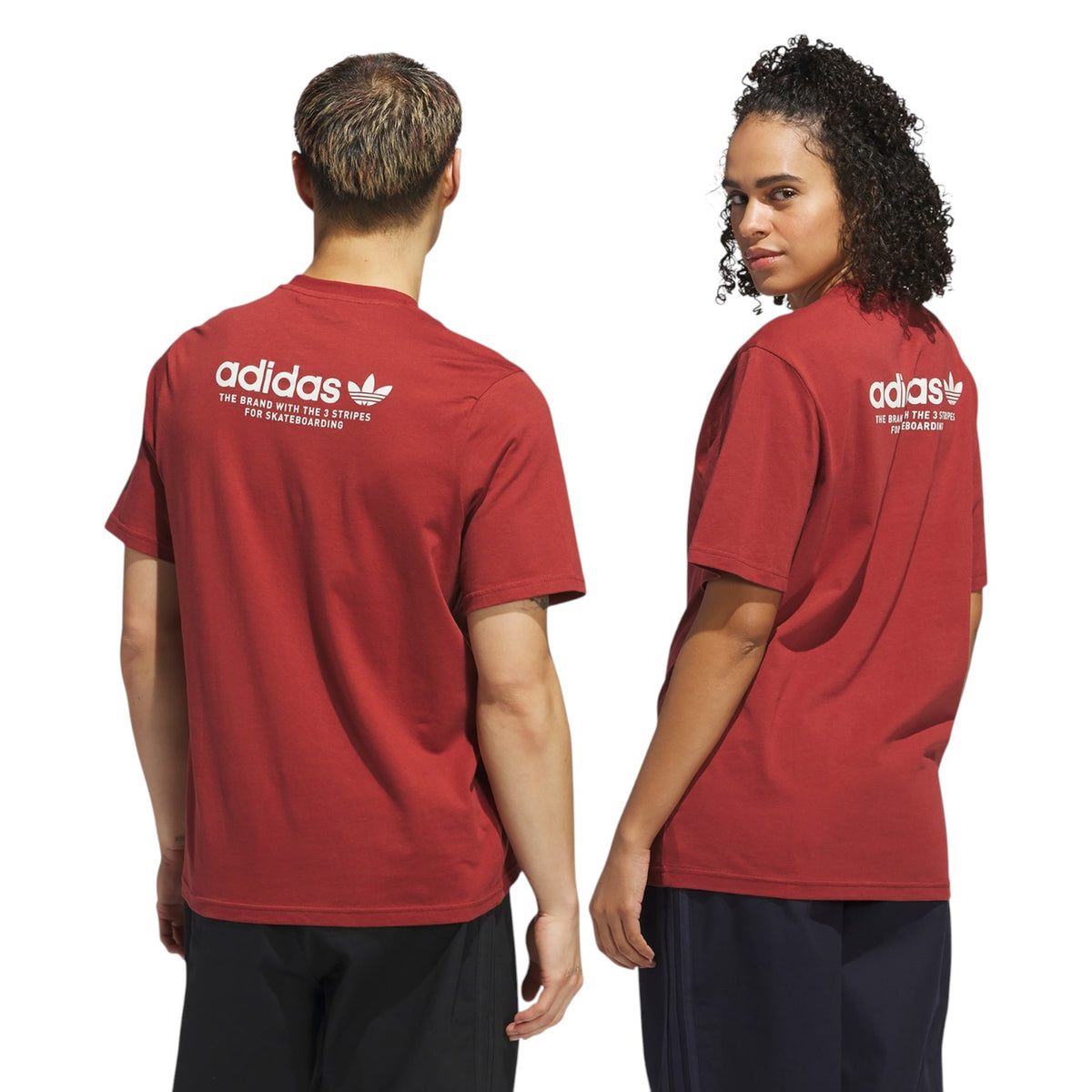 adidas Originals Unisex 4.0 Logo Tee - Red