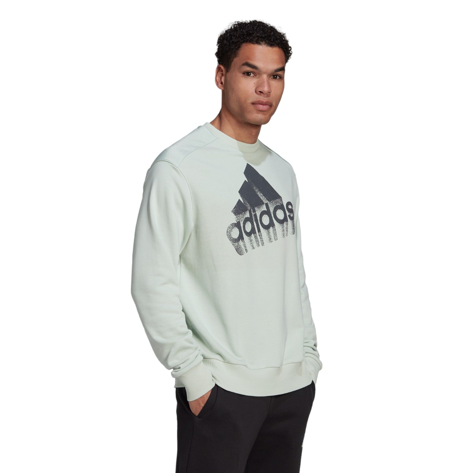 adidas Essentials Brand Love French Terry Sweatshirt - Green