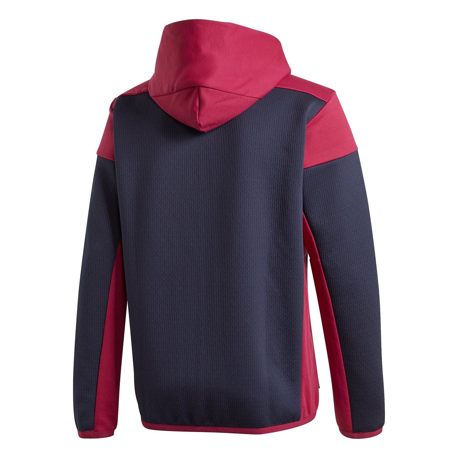 adidas Z.N.E. AEROREADY Full-Zip Sweatshirt - Legend Ink / Power Berry - ViaductClothing - -