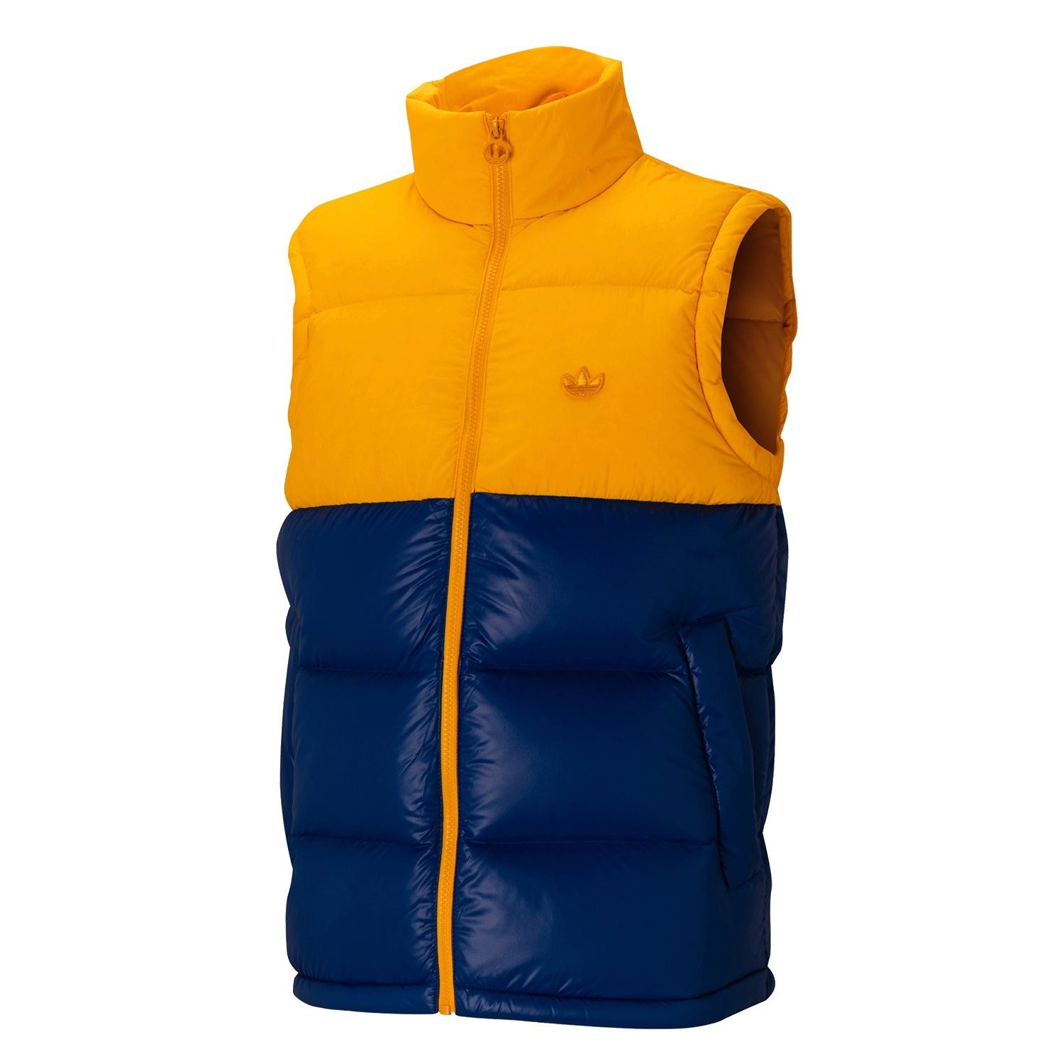 adidas Originals Down Regen Gilet - Active Gold / Power Blue - ViaductClothing - -