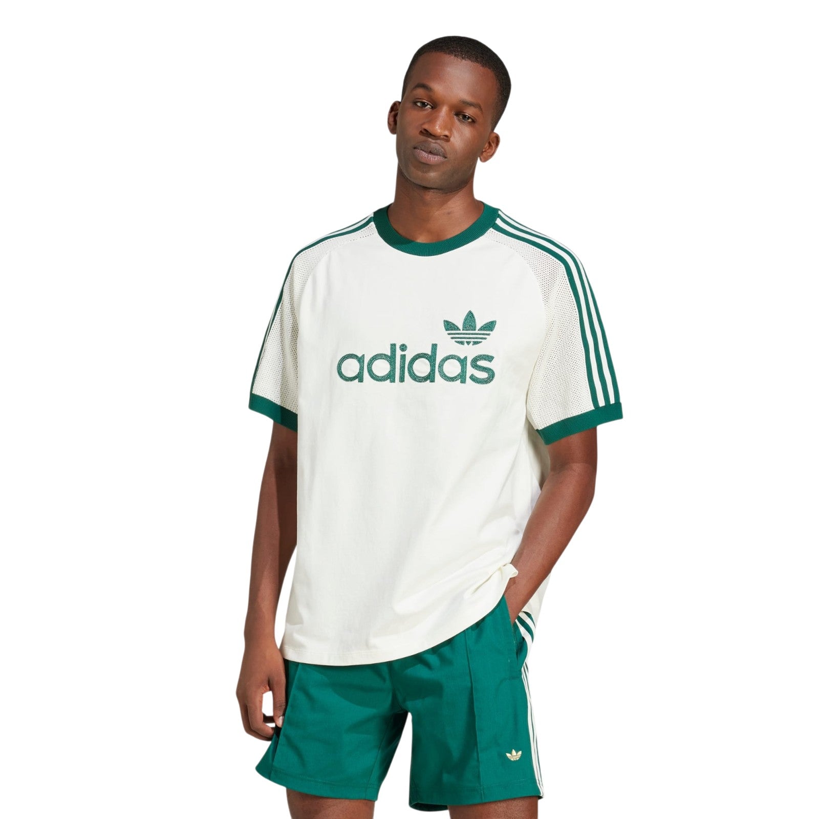 adidas Originals Men's Premium Knitted T-Shirt - White