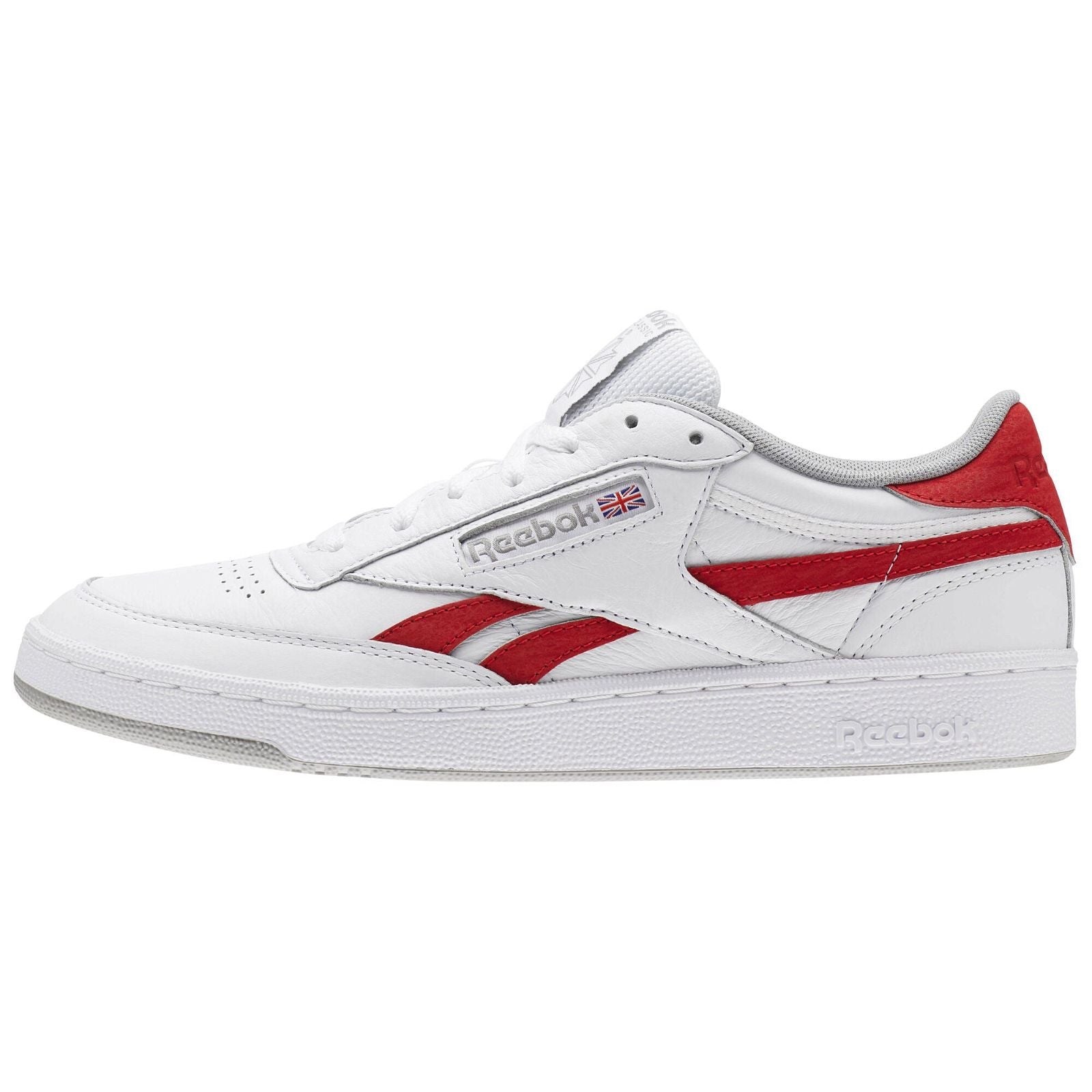 Reebok Revenge Plus Trainers - White / Primal Red - ViaductClothing - -