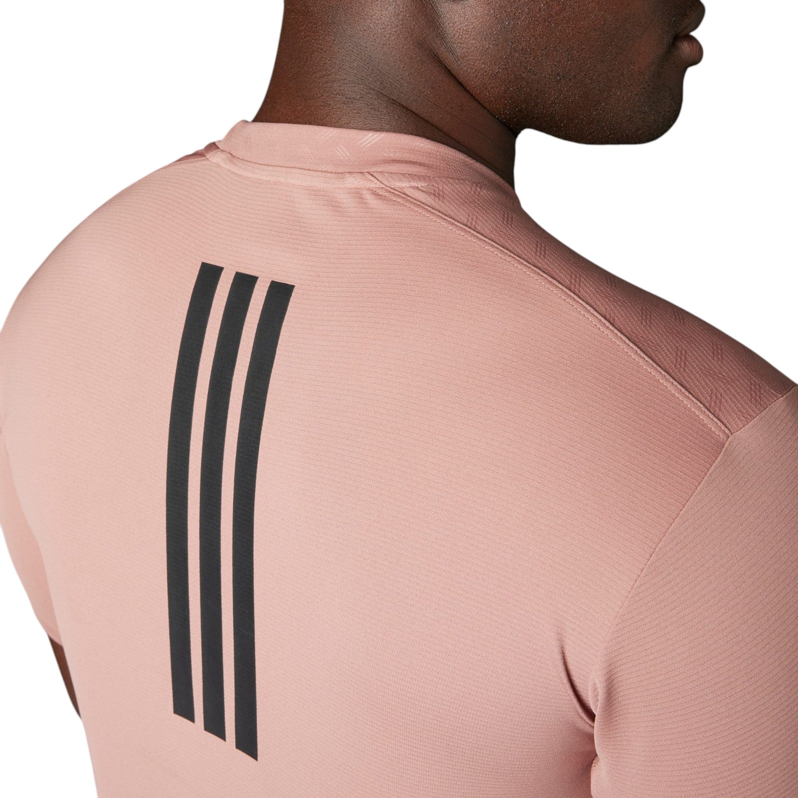 adidas Men's PrimeLift 3-Stripes T-Shirt - Warm Clay