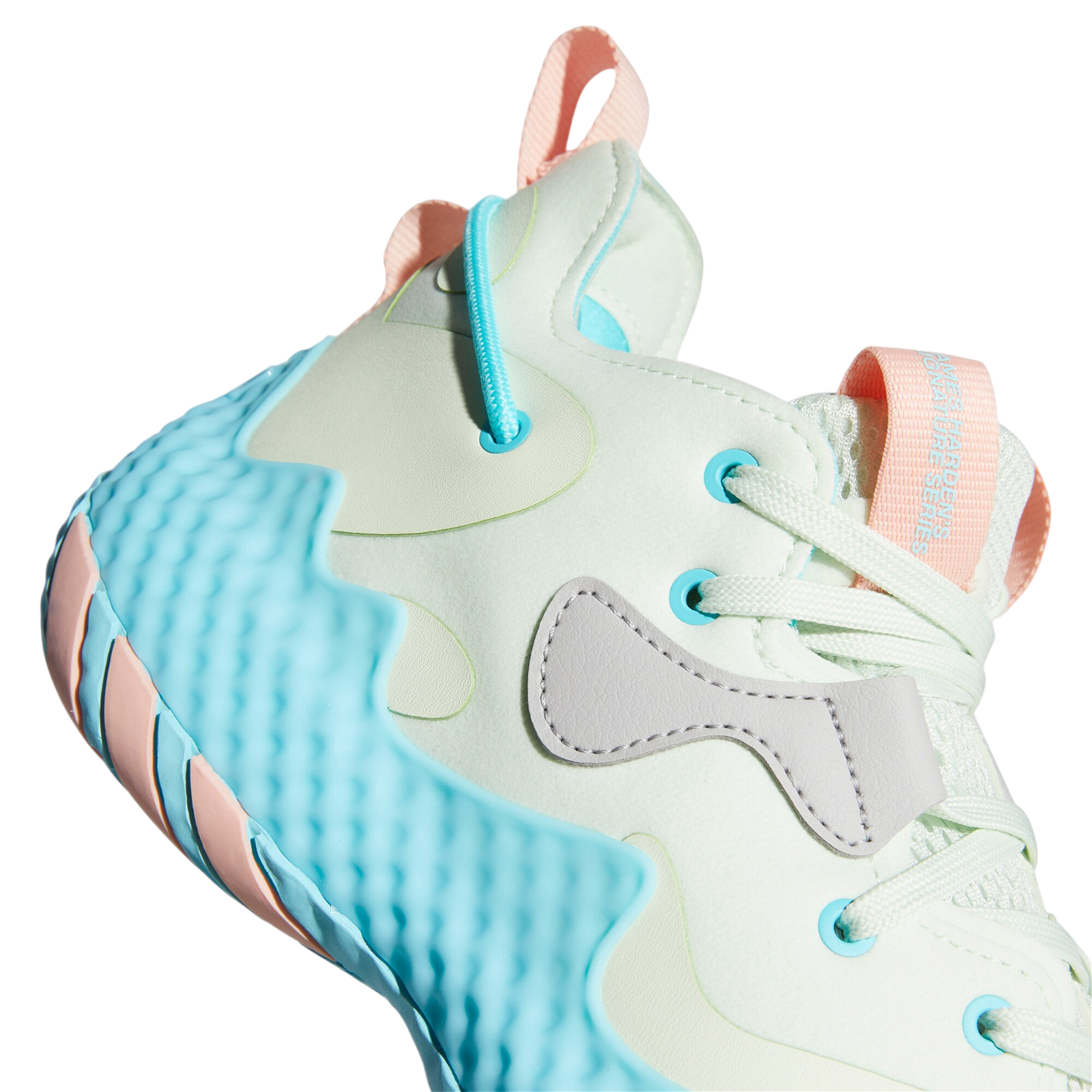 adidas Harden Vol. 6 Basketball Shoes - Gren Mist / Pulse Aqua - ViaductClothing - -