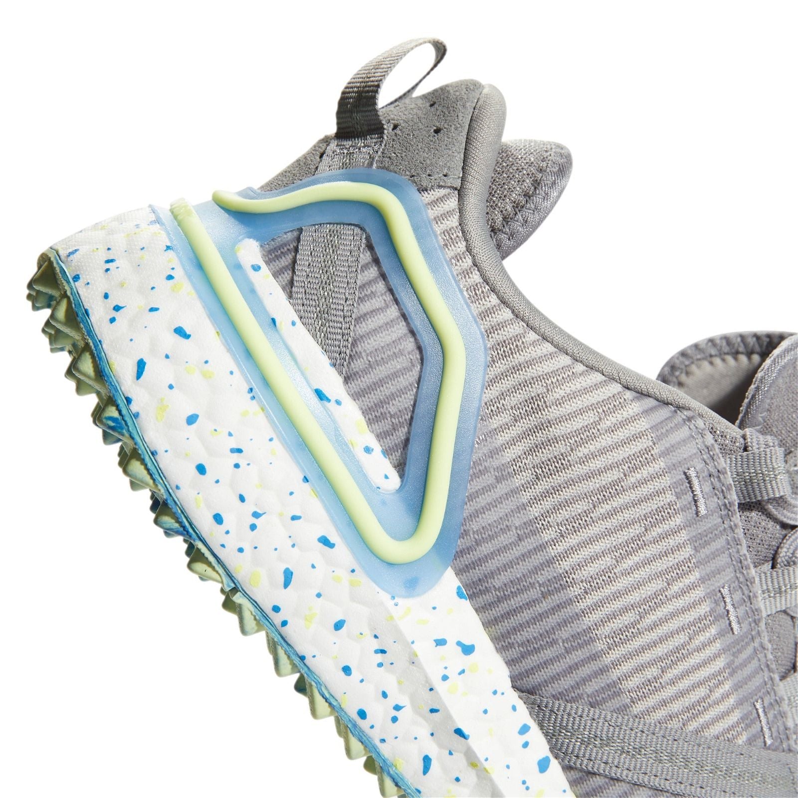 adidas Solarthon Primegreen Spikeless Golf Shoes - Grey Three / Pulse Yellow - ViaductClothing - -