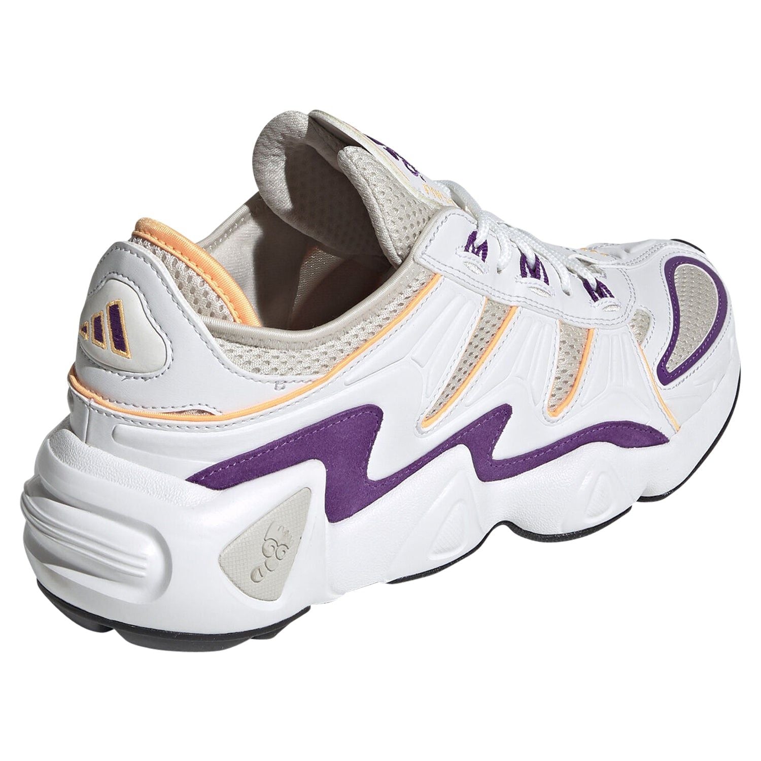 adidas Originals FYW S-97 Trainers - White/Orange/Purple - ViaductClothing - -