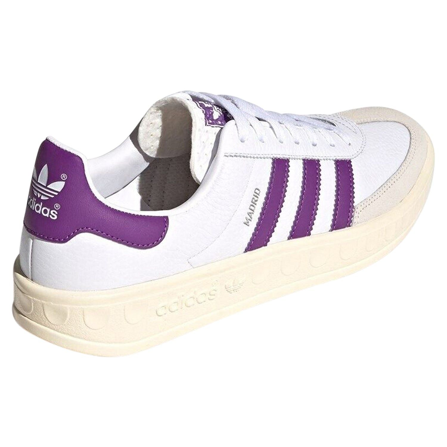 adidas Originals Madrid Trainers - White / Purple - ViaductClothing - -